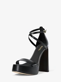 Cami Leather Platform Sandal