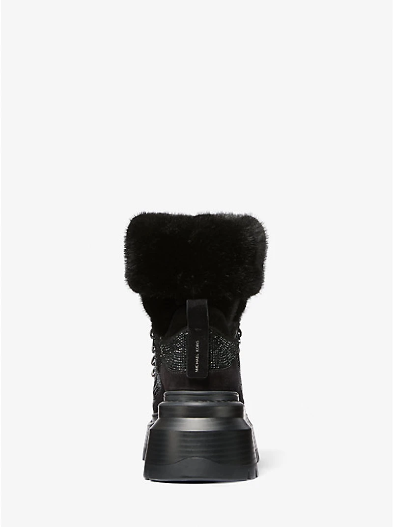 Shiloh Embellished Mixed-Media Boot