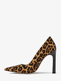 Amara Leopard Print Calf Hair Pump