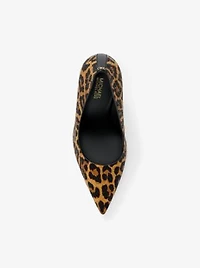 Amara Leopard Print Calf Hair Pump