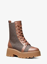 Blake Signature Logo and Leather Boot