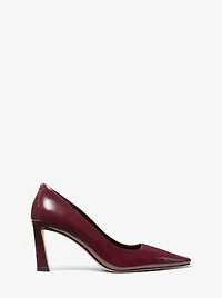 Darrah Crackled Patent Leather Pump
