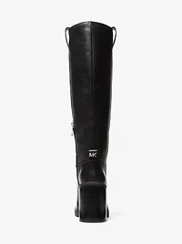 Houston Leather Block Heel Boot