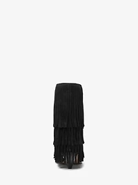 Jayla Suede Fringed Ankle Boot