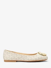 Milan Signature Logo Ballet Flat
