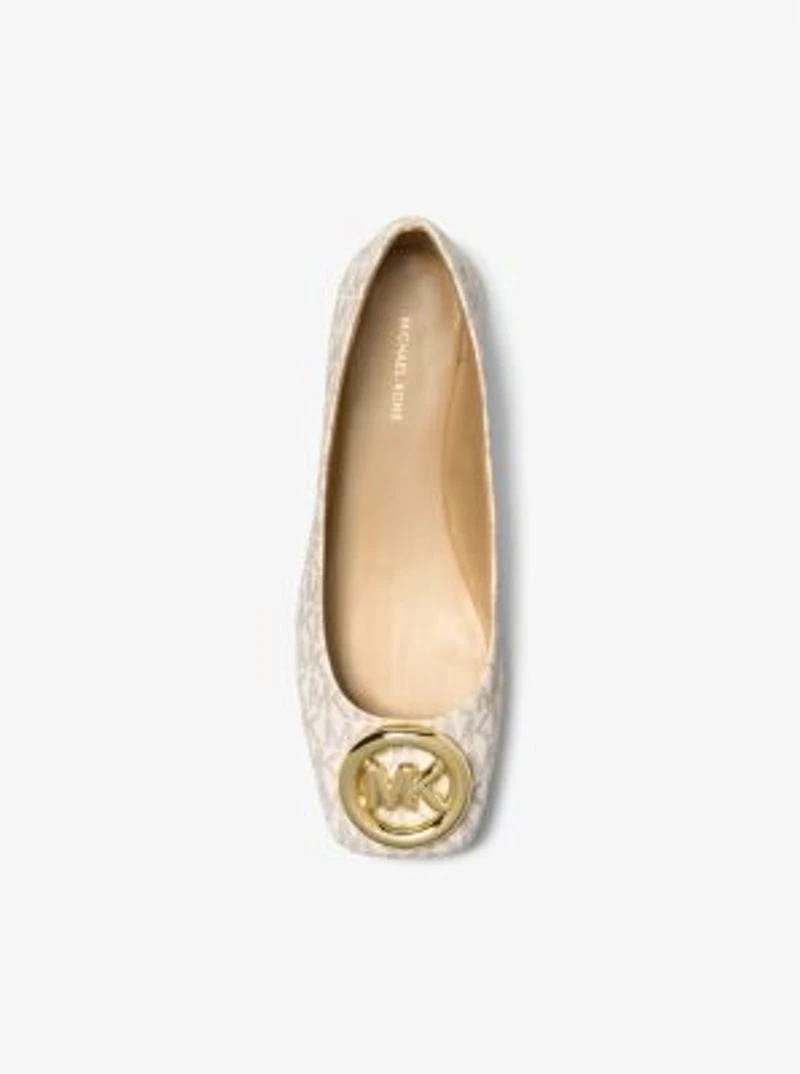 Milan Signature Logo Ballet Flat
