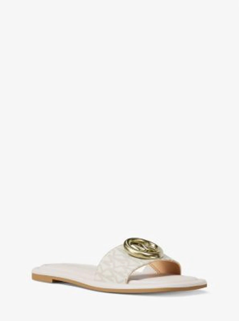 Milan Signature Logo Slide Sandal
