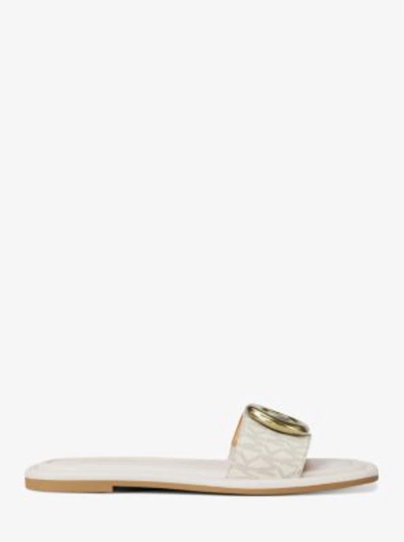 Milan Signature Logo Slide Sandal