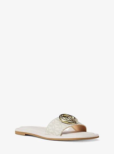 Milan Signature Logo Slide Sandal