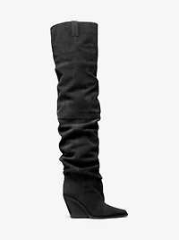 Noemie Suede Over-the-Knee Boot