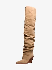 Noemie Suede Over-the-Knee Boot