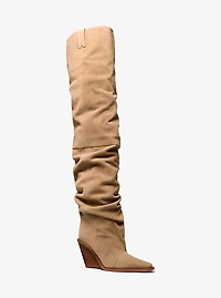 Noemie Suede Over-the-Knee Boot