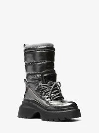 Shiloh Metallic Mixed-Media Boot