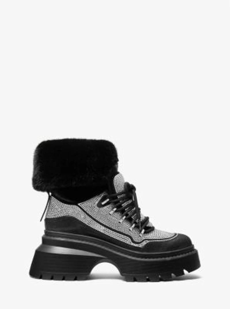 Shiloh Embellished Mixed-Media Boot