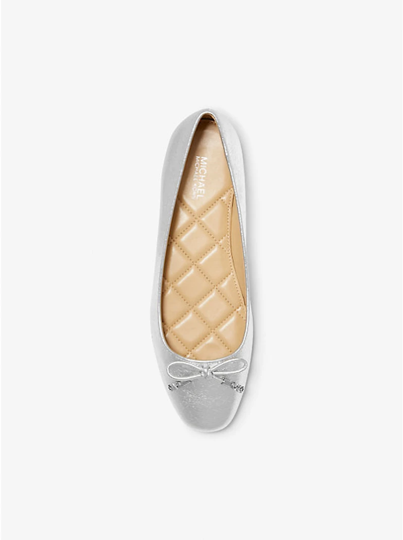 Nori Flex Metallic Leather Ballet Flat