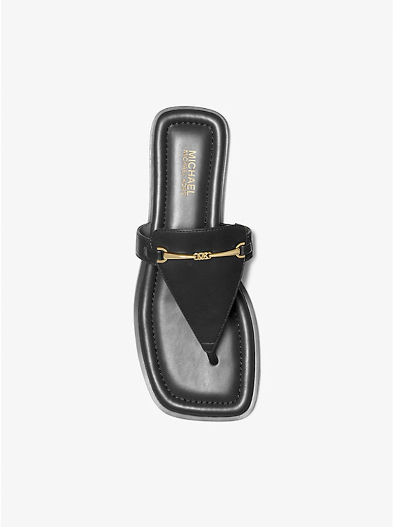 Lena Leather T-Strap Sandal