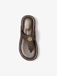 Koya Signature Logo Platform Flip Flop