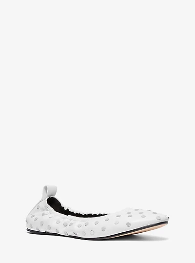 Amy Studded Leather Ballet Flat