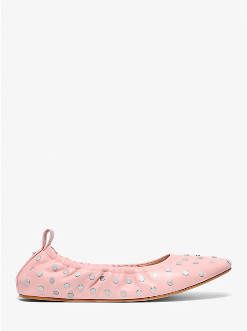 Amy Studded Leather Ballet Flat