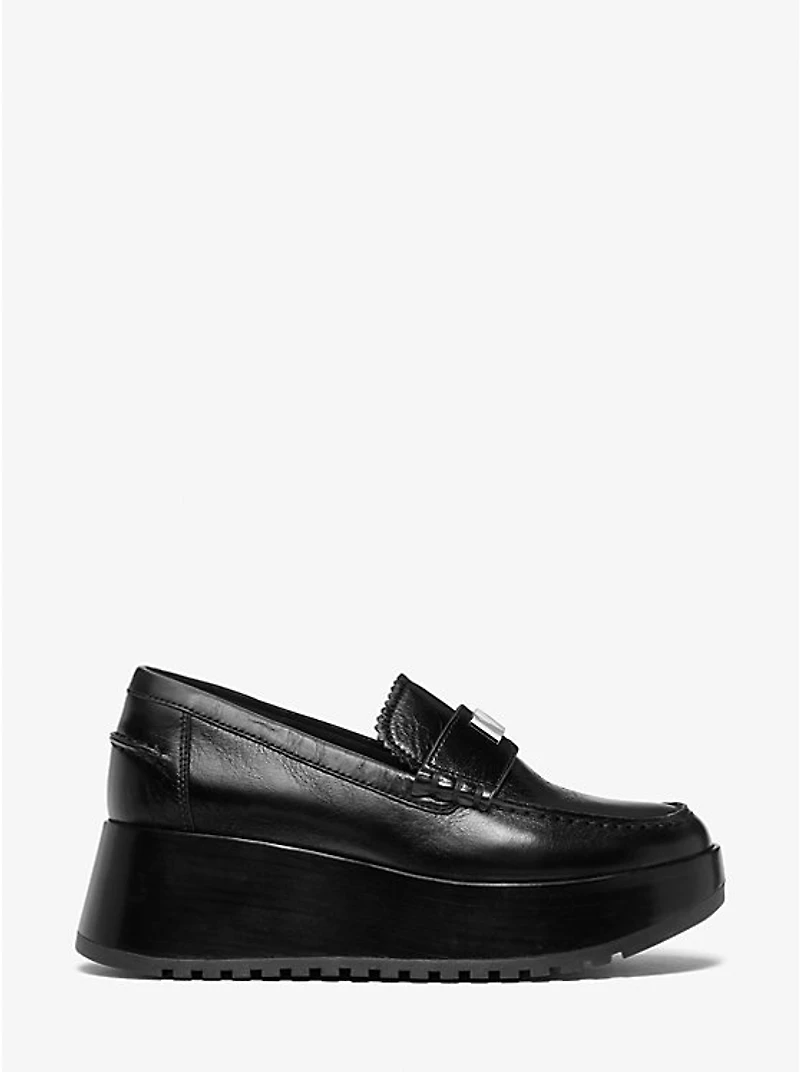 Indy Leather Platform Loafer