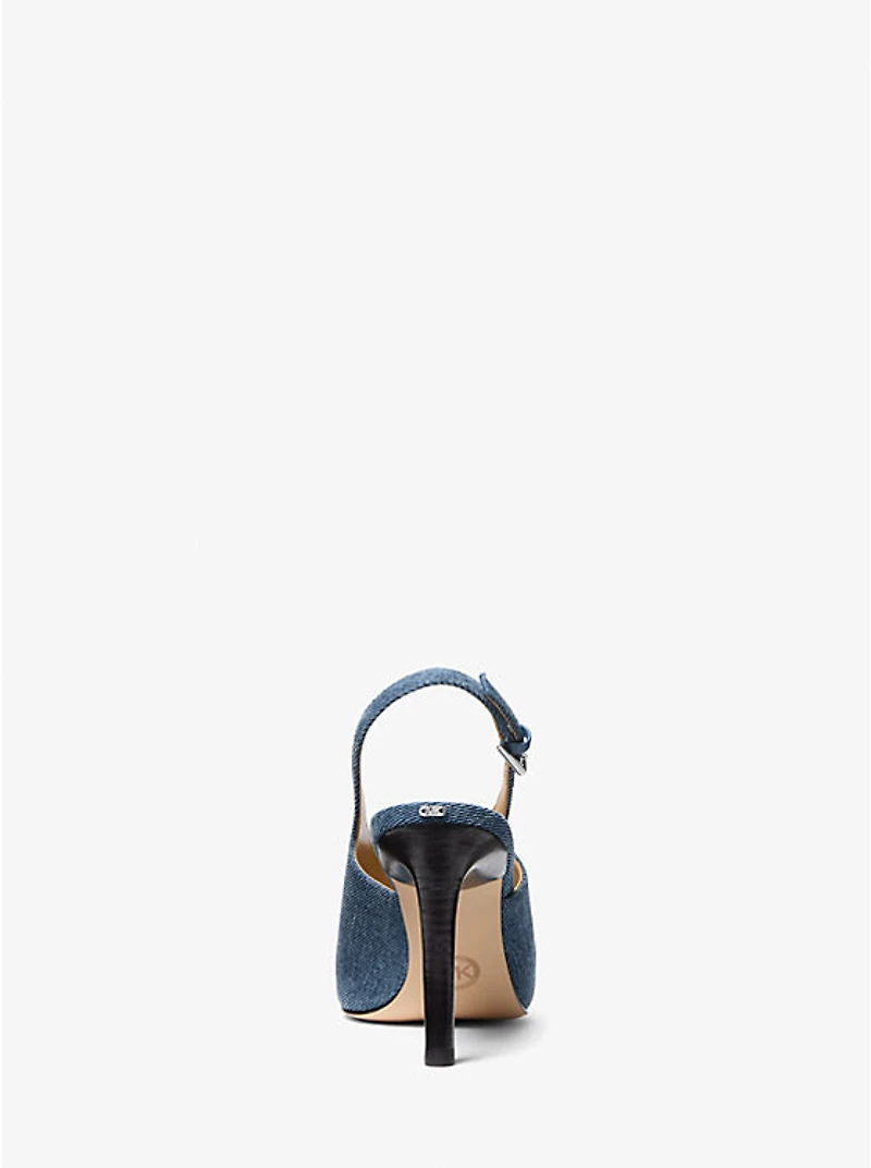 Kasia Denim Slingback Pump