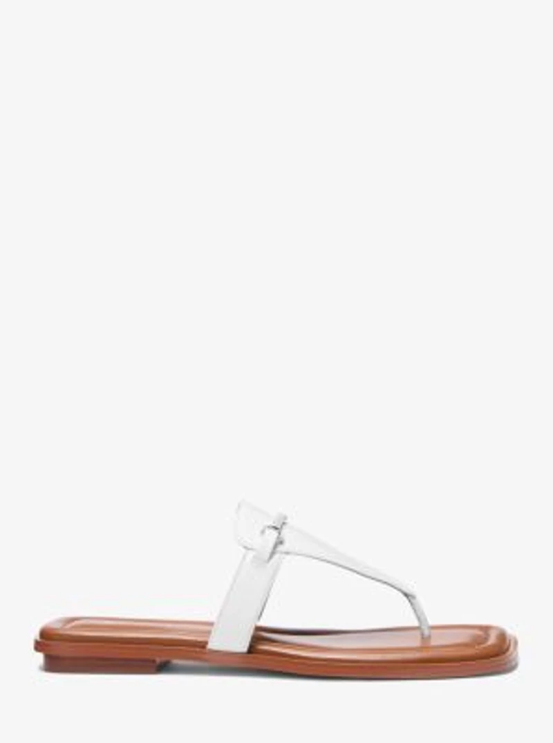 Lena Leather T-Strap Sandal