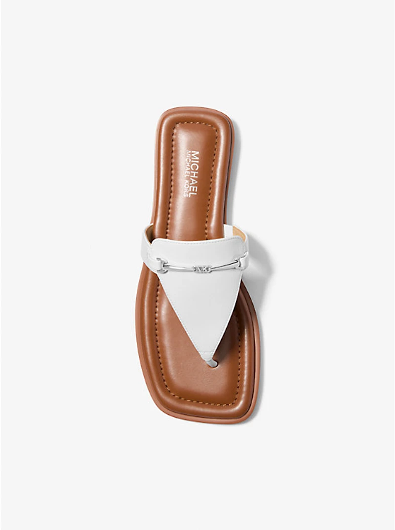 Lena Leather T-Strap Sandal