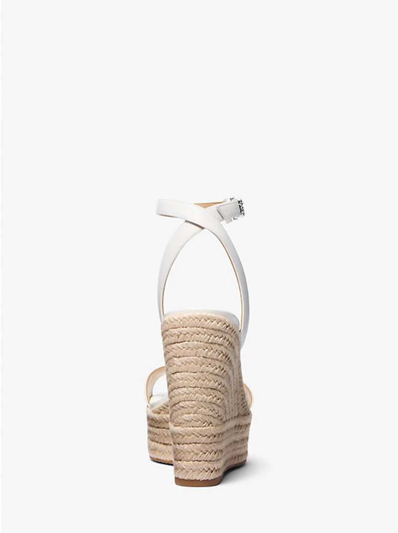 Leighton Leather Wedge Sandal