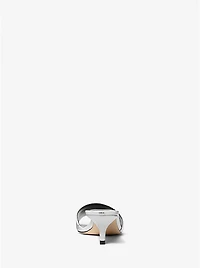 Merriam Leather Kitten Heel Sandal
