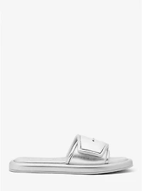 Suki Metallic Slide Sandal