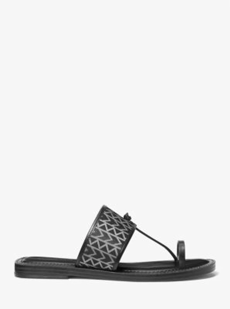 Ashtin MK2000 Logo Jacquard Sandal