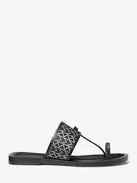 Ashtin MK2000 Logo Jacquard Sandal