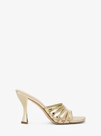 Haisley Metallic Leather Sandal