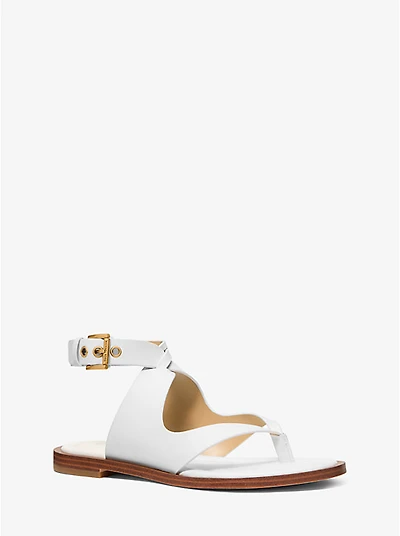 Irene Leather Wrap Sandal