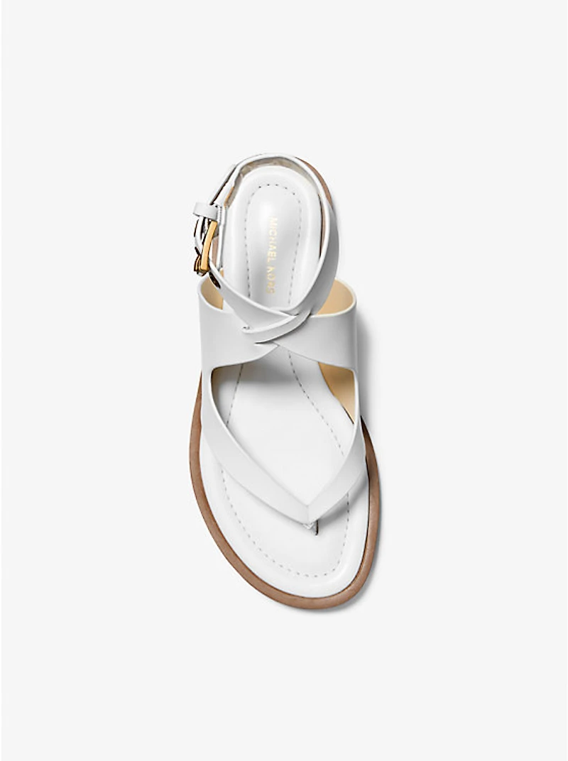 Irene Leather Wrap Sandal