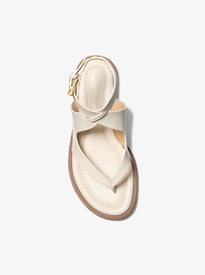 Irene Leather Wrap Sandal