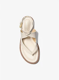 Irene Leather Wrap Sandal
