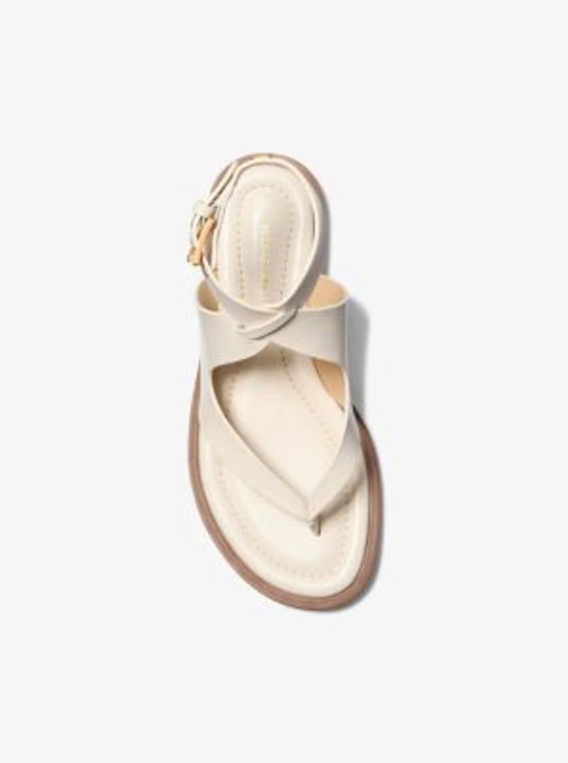 Irene Leather Wrap Sandal