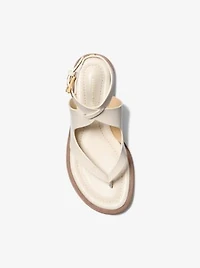 Irene Leather Wrap Sandal