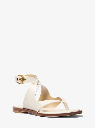 Irene Leather Wrap Sandal