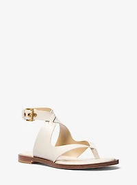 Irene Leather Wrap Sandal