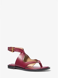 Irene Leather Wrap Sandal