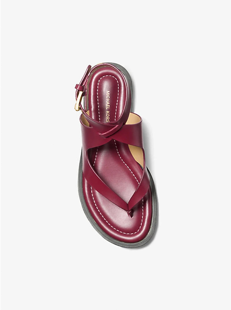 Irene Leather Wrap Sandal