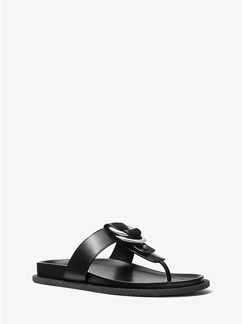 Jaden Leather Thong Sandal