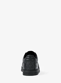 Brady Signature Logo and Leather Sneaker