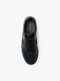 Brady Signature Logo and Leather Sneaker