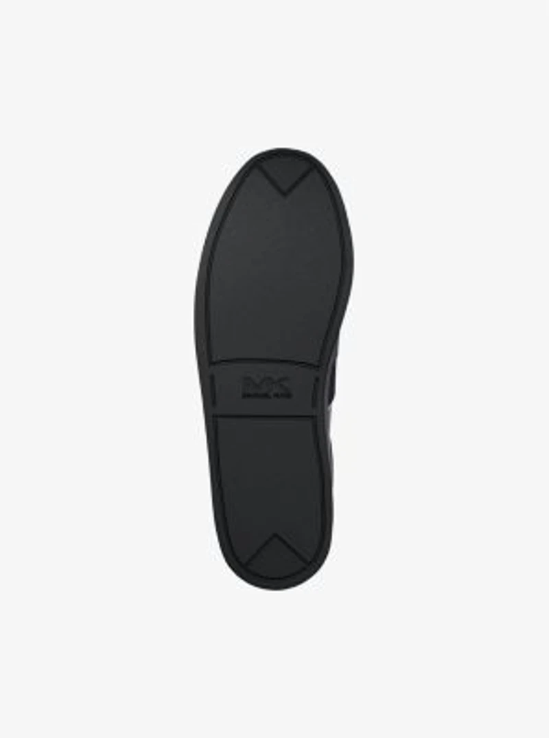 Brady Signature Logo and Leather Sneaker