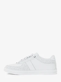 Brady Signature Logo and Leather Sneaker