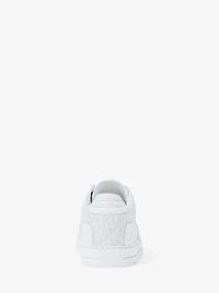 Brady Signature Logo and Leather Sneaker