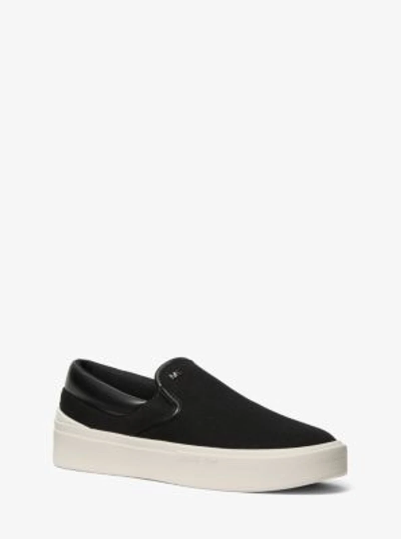 Eddie Cotton Canvas Slip-On Sneaker
